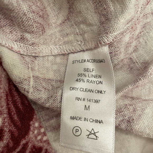 ASTR Mini Knot Front Floral Dress Sz M - Picture 5 of 5